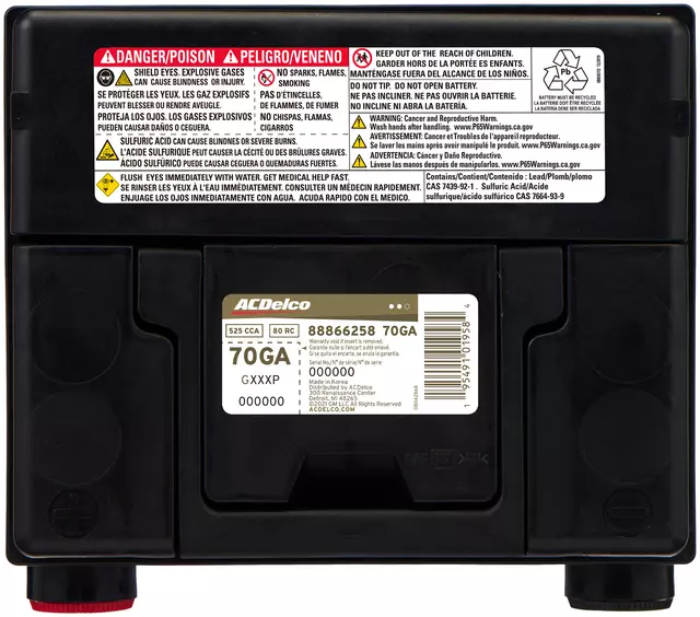 Vehicle Battery - ACDelco (70GA)