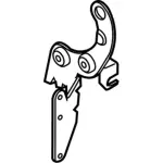 9T1Z2B389A - Brakes: ABS Sensor Bracket for Ford: Transit Connect Image