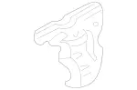 2038850114 - Body: Cover Panel Bracket for Mercedes-Benz Image