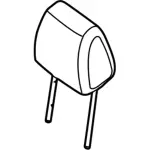 GJ5Z78611A08AE - Body: Headrest for Ford: C-Max Image