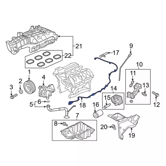 NL1Z6B018B - Engine: Wire for Ford: Expedition | Lincoln: Navigator Image