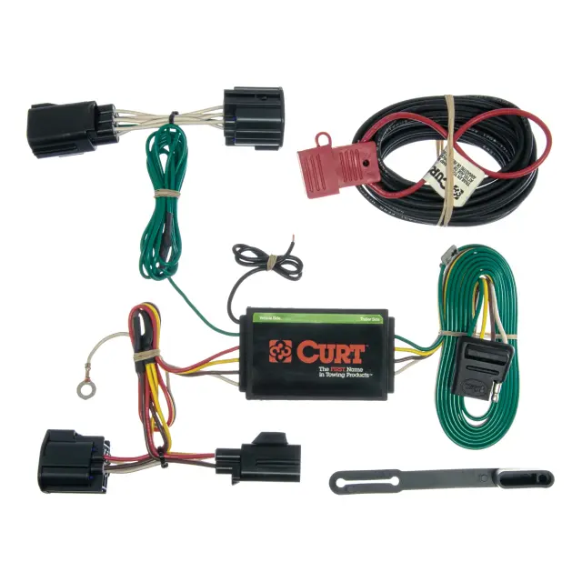 56140 - Electronics: Custom Wiring Harness, 4-Way Flat Output, Select Ford Focus Hatchback for CURT Image