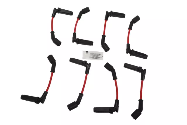19417612 - : Spark Plug Wire Kit for Buick: LaCrosse, Rainier | Cadillac: CTS, Escalade, Escalade ESV, Escalade EXT | Chevrolet: Avalanche, Corvette, Express 1500, Express 2500, Express 3500, Impala, Monte Carlo, Silverado 1500, Silverado 2500 HD, Silverado 3500 HD, SSR, Suburban 1500, Suburban 2500, Tahoe, Trailblazer, Trailblazer EXT | GMC: Envoy, Envoy XL, Envoy XUV, Savana 1500, Savana 2500, Savana 3500, Sierra 1500, Sierra 2500 HD, Sierra 3500 HD, Yukon, Yukon XL 1500, Yukon XL 2500 | Hummer: H2, H3 | Pontiac: G8, Grand Prix Image