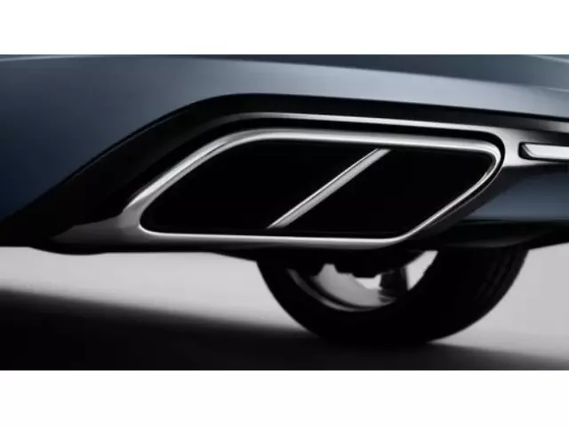 39847330 - Exterior: 2017-2019 Volvo Dual Integrated Exhaust Tips With Diffuser for Volvo: S90, V90 Image