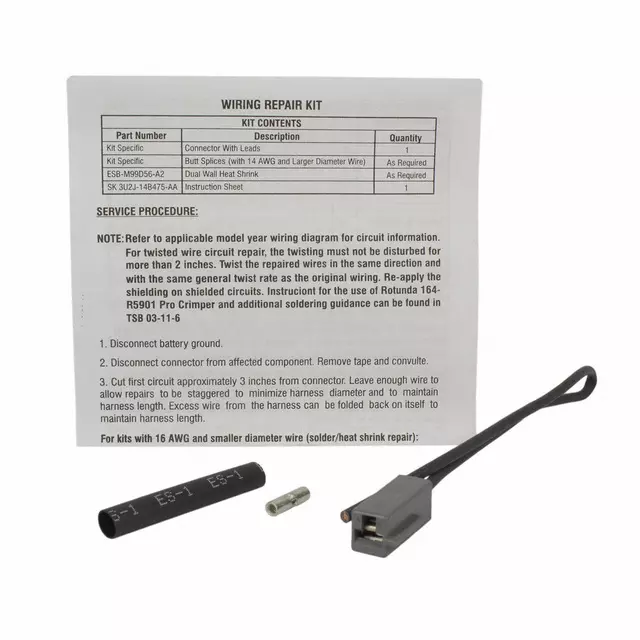 3U2Z14S411HNA - : Wire Assembly for Ford Image