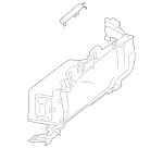 2166802891 - : Glove Compartment Housing for Mercedes-Benz: CL550, CL600, CL63 AMG, CL65 AMG Image