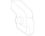 8880800 - : Front Camera Retainer for Mercedes-Benz Image