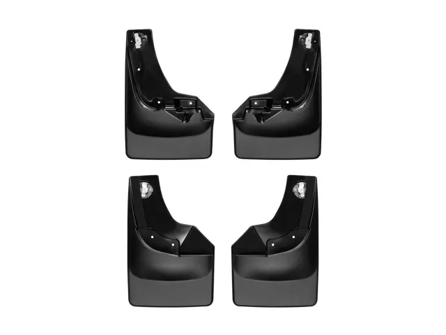 110098120098 - Accessories: Black MudFlap No-Drill DigitalFit® MudFlap Kit for WeatherTech Image