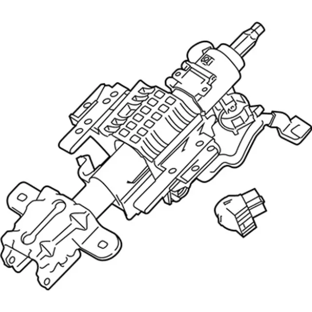 FL3Z3C529BK - Steering: Steering Column for Ford: F-150 Image