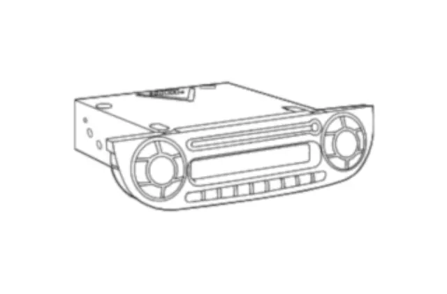 Multi Media Radio - Mopar (1RZ27JW4AL)