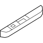 7L7Z7824141AB - Body: Armrest Pad for Lincoln: Navigator Image