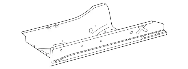 1676106902 - Substructure: Main Floor for Mercedes-Benz: GLE350, GLE450, GLE450e, GLE53 AMG, GLE580, GLE63 AMG S, GLS450, GLS580, GLS63 AMG, Maybach GLS600 Image image