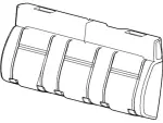 6L3Z1866800A - Body: Seat Back Pad for Ford: F-150 Image