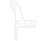 2226206000 - Cowl, Front Panel: Strut for Mercedes-Benz Image