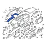 PC3Z26042C74AA - Body: Accessory Bezel for Ford Image