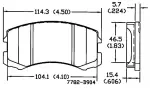 13050707 - : Disc Brake Pad Set for OmniParts Image