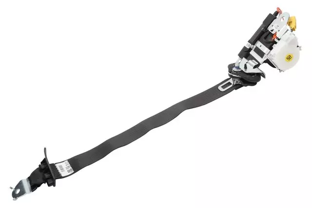 19260199 - : Ebony Driver Seat Belt with Retractor and Pre-Tensioner for Chevrolet: Silverado 2500 HD, Silverado 3500 HD | GMC: Sierra 2500 HD, Sierra 3500 HD Image