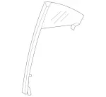 2197301455 - Body: Fixed Glass for Mercedes-Benz Image