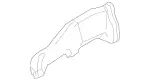 9068310445 - Body: Floor Duct for Mercedes-Benz Image