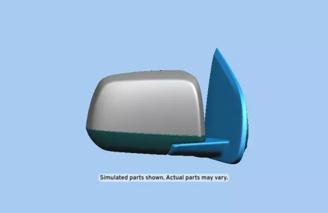 23304540 - : Black Textured Passenger Side Door Mirror for Chevrolet: Colorado | GMC: Canyon Image