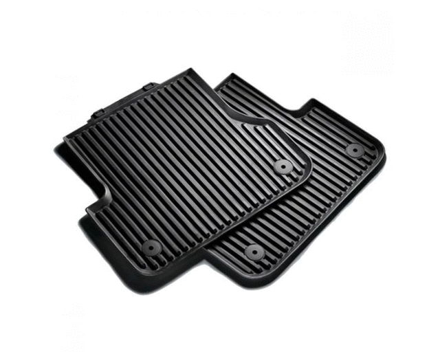 4N4061512041 - : A8/S8 (2019-2021) All-Weather Floor Mats - Rear for Audi: A8 Quattro, S8 Image