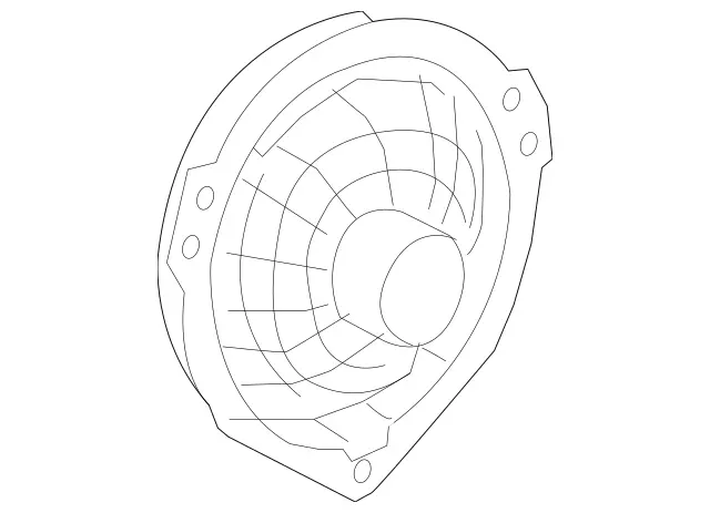 1668202002 - Electrical System: Speaker for Mercedes-Benz: GL350, GL450, GL550, GL63 AMG, GLE300d, GLE350, GLE400, GLE43 AMG, GLE450 AMG, GLE550e, GLE63 AMG, GLE63 AMG S, GLS350d, GLS450, GLS550, GLS63 AMG, ML250, ML350, ML400, ML550, ML63 AMG Image image