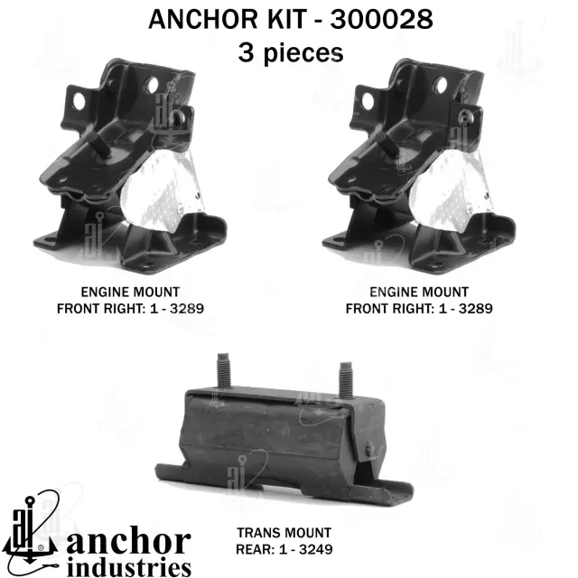 300028 - Engines &amp; Components: Anchor Engine Mount Kit for Anchor Image
