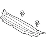 HS7Z16A238A - : Sight Shield for Ford: Fusion Image