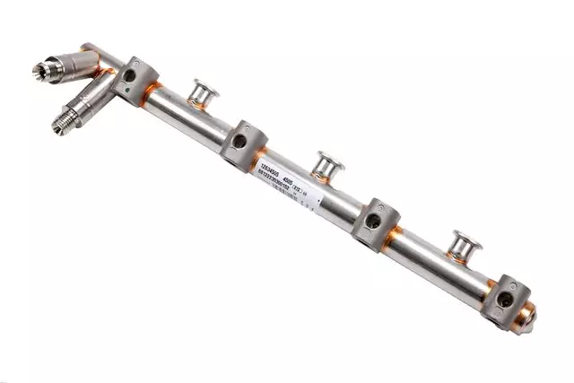 12623365 - Fuel System: Driver Side Fuel Injection Fuel Rail for Buick: Enclave, LaCrosse | Cadillac: STS | Chevrolet: Camaro, Traverse | GMC: Acadia, Acadia Limited | Saturn: Outlook Image