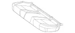 1679208906 - Rear Seat Bench: Padding, Rr Seat Cushion for Mercedes-Benz Image