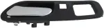81506 - : Interior Door Handle Front Left Chrome Lever/Black Housing for Dorman Image