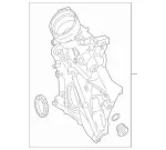 2540108309 - : Chain Case Cover for Mercedes-Benz Image