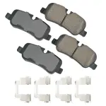 EUR1099A - : Akebono EURO Ultra Premium Ceramic Disc Brake Pad Kit for AKEBONO Image