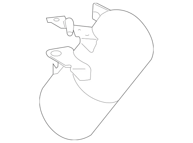 2133200015 - Springs, Suspension and Hydraulic Components: Pressure Reservoir for Mercedes-Benz: CLS53 AMG, E300, E350, E400, E43 AMG, E450, E53 AMG, GLC300, GLC43 AMG Image image