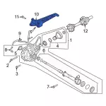 LK4Z3085A - Suspension: Mount Arm for Ford: Transit-150, Transit-250, Transit-350, Transit-350 HD Image