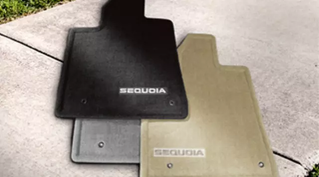 PT2060C08120 - Interior: Floor Mats, Carpet, Pass Thru Mats, Black for Toyota: Sequoia Image