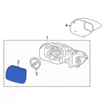 NZ6Z17K707C - : Mirror Glass for Ford: Maverick Image