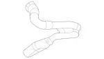 1905011400 - : Lower Hose for Mercedes-Benz Image