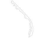 2238853504 - Bumper/Fender/Hood: Trim Strip for Mercedes-Benz: 350SD, S500 Image