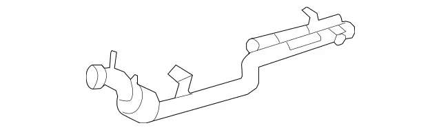 2214904719 - Exhaust System: Exhaust Pipe for Mercedes-Benz Image