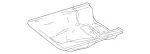 1176100175 - Substructure: Spare Wheel Well for Mercedes-Benz: CLA250 Image