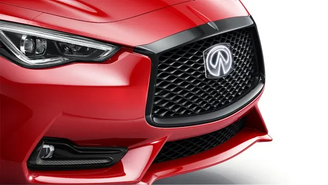 F23105CA0J - Exterior: Black Sport Grille And Radiant Grille Emblem for Infiniti Image