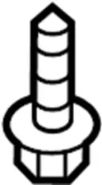 850N86HH0A - Body: Deflector Screw for Infiniti Image