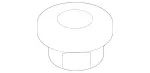 39905351 - Control: Hexagon Nut for Mercedes-Benz Image