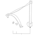 20386086859C94 - : Lap &amp; Shoulder Belt for Mercedes-Benz Image