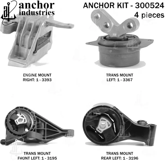 300524 - Engines &amp; Components: Anchor Engine Mount Kit for Anchor Image