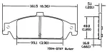 13054098 - : Disc Brake Pad Set for OmniParts Image