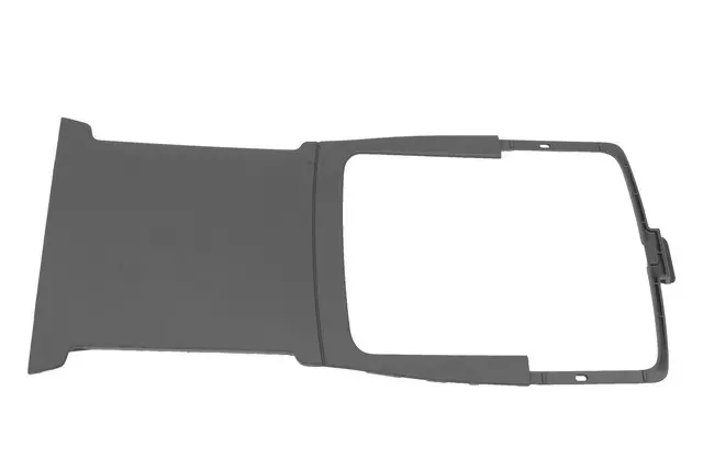 Dark Titanium Front Floor Rear Console Trim Plate - GM (22855021)