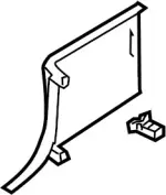 66900AC701 - : Cowl Kick Panel for Infiniti Image