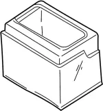 24431AR000 - Electrical: Battery Cover for Infiniti Image